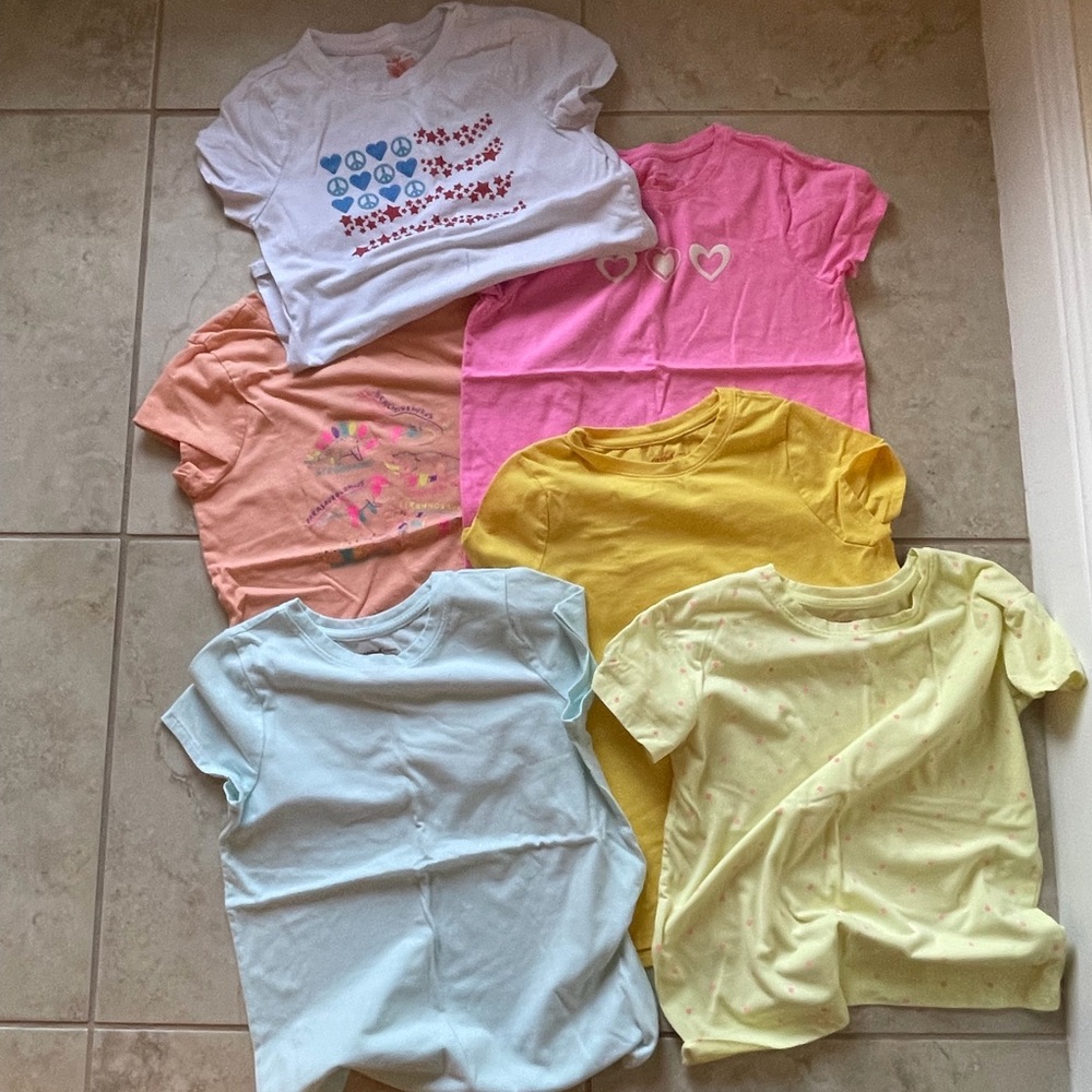 Cat & Jack Kids Short Sleeve Tees - Multicolor Pack